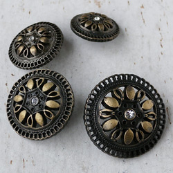 メタルボタン15mm2個10066575(BZ-803)#BG 2枚目の画像