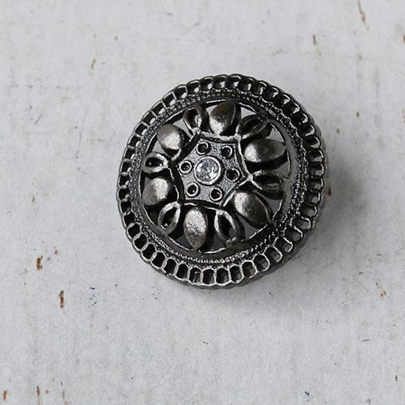 メタルボタン15mm2個10066575(BZ-803)#BS 1枚目の画像