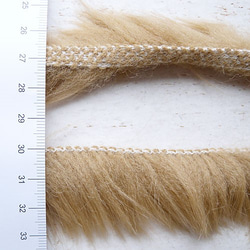 ストレッチ・エコファーリボン bel-1104 7ｍｍ 日本製 1m 3枚目の画像