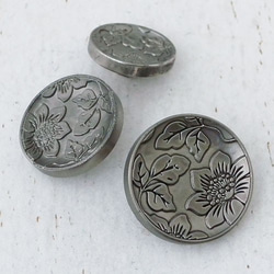 メタルボタン21mm4個10071811(MT-729)＃SSB 2枚目の画像