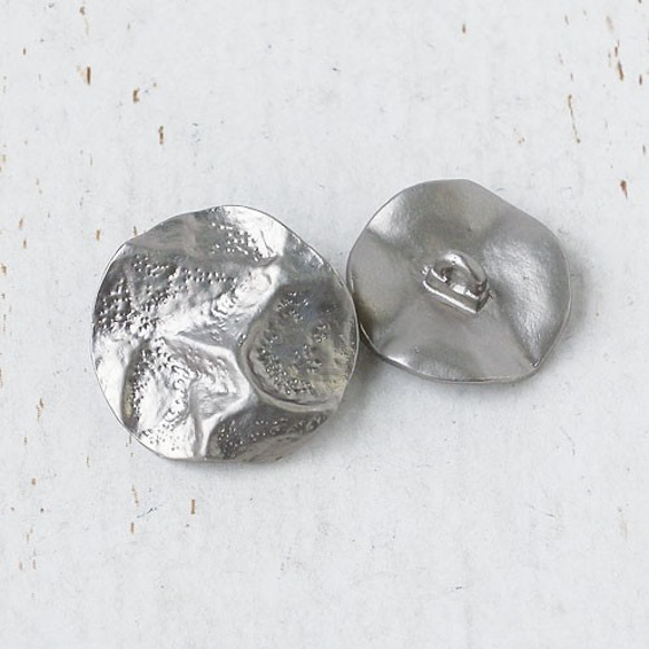 メタルボタン15mm5個10080411(MCS-16)＃SS 3枚目の画像