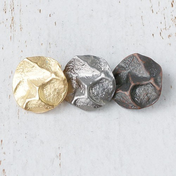 メタルボタン15mm5個10080411(MCS-16)＃SS 4枚目の画像