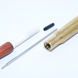 .50 Cal bullet cartridge handmade wooden pen (Brass body) 第5張的照片