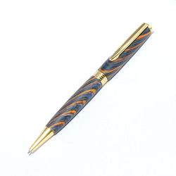 木製旋轉圓珠筆（染色硬木型;鍍24金）（TP-24G-CGOC） 第2張的照片