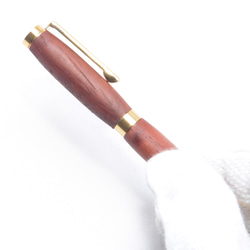 Handmade Wooden Mini Twist Pen (Dyed Wood; 24K Gold Plated) 第3張的照片