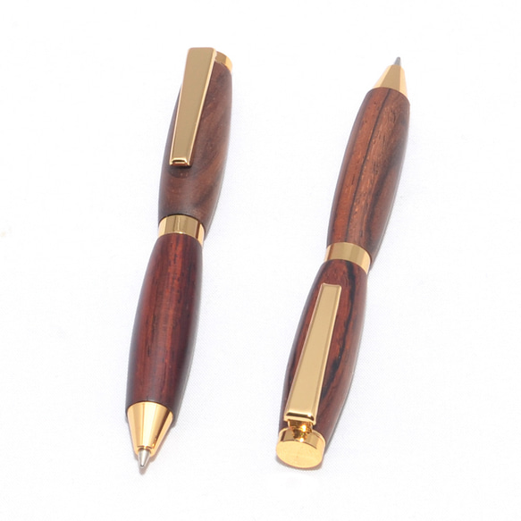 Handmade Wooden Mini Twist Pen (Cocobolo; 24K Gold Plated) 第1張的照片