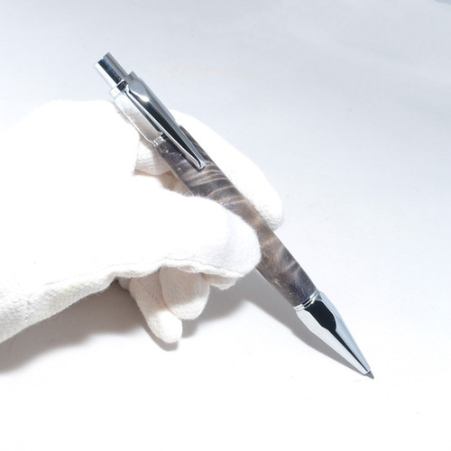 木製　2mm芯　シャープペンシル　消しゴム付（パドック；ガン・メタル） 木製 2mm芯 シャープペンシル 消しゴム付（パドック；ガン・メタル