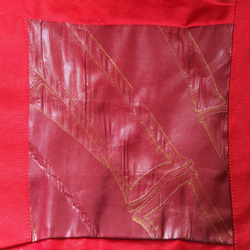 正絹帯使用　トートバッグ　グラニーバッグ　帯リメイク　着物リメイク 4枚目の画像