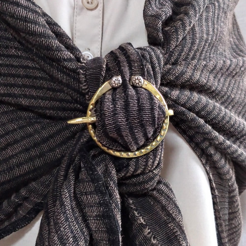 再々販 ストール留め具大サイズ スカーフリング マフラーリング