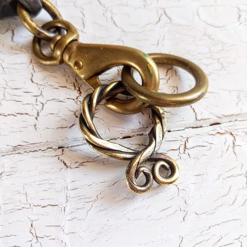 ヴァイキング 幸運の印 ペンダントトップ 真鍮 ブラス 彫金  