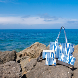 【受注製作】スペインのリゾート地・マヨルカ島の伝統生地で作る『元気が出るトートバッグ』cr-mothers-bag002 4枚目の画像