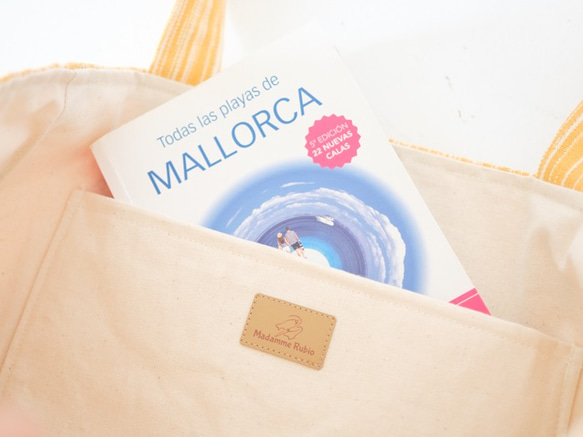 【受注製作】スペインのリゾート地・マヨルカ島の伝統生地で作る『元気が出るトートバッグ』cr-mothers-bag002 8枚目の画像