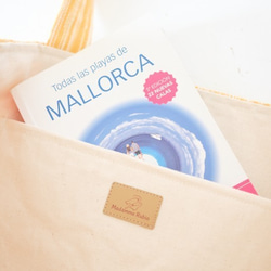 【受注製作】スペインのリゾート地・マヨルカ島の伝統生地で作る『元気が出るトートバッグ』cr-mothers-bag004 4枚目の画像