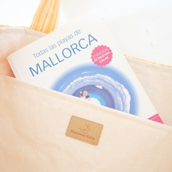 【受注製作】スペインのリゾート地・マヨルカ島の伝統生地で作る『元気が出るトートバッグ』cr-mothers-bag006 4枚目の画像