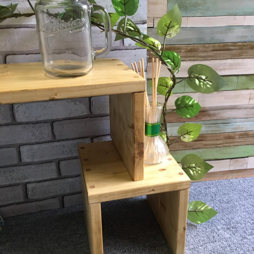 ハンドメイド コの字ラック 3つセット ハンドメイド コの字ラック 3つ