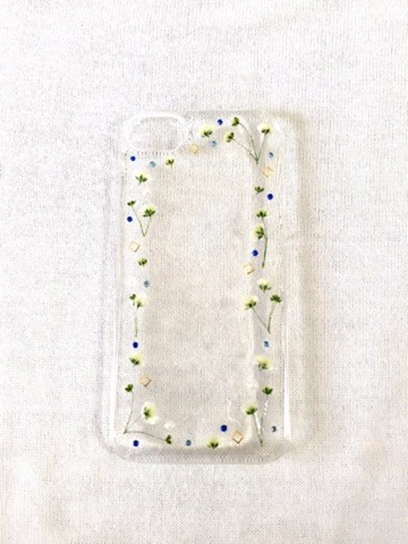 ☆【さーちゃん様専用ページ】かすみ草フレームiPhone６ケース☆ 2枚目の画像