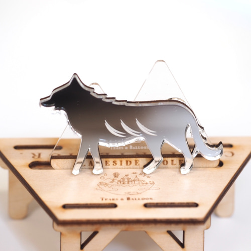 専用！クロヌマタカトシ　作品　オオカミ　ブローチ 専用！クロヌマタカトシ 作品 オオカミ ブローチ 専用！クロヌマ