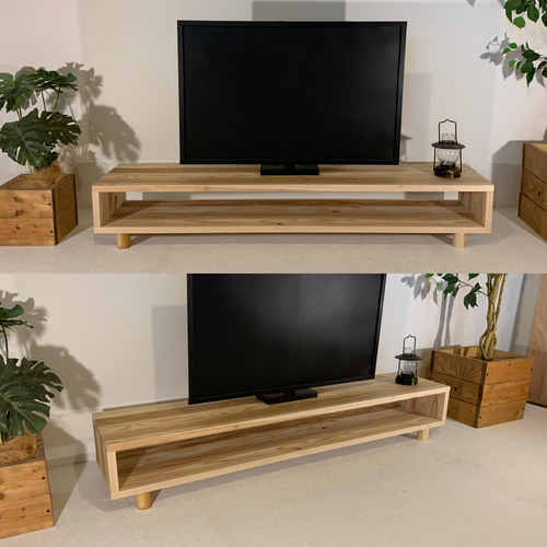 9/19まで！国産杉のテレビボード・棚【ハンドメイド家具】 9/19まで！国産杉のテレビボード・棚【ハンドメイド家具