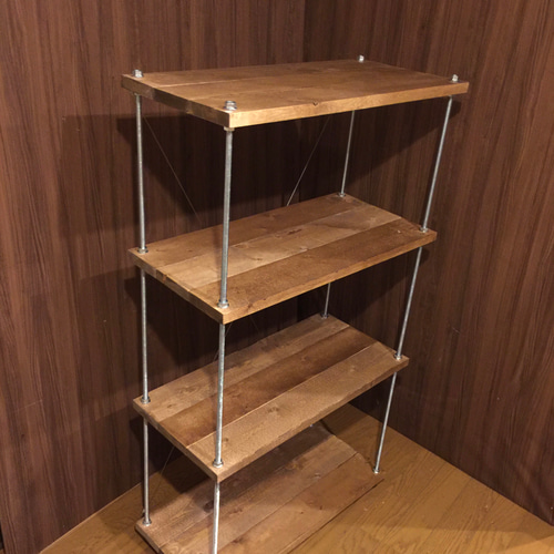 インダストリアル 棚 アイアン ラック 木製 ナチュラル 高さ160 インダストリアル 棚 アイアン ラック 木製 ナチュラル 高さ160 【公式