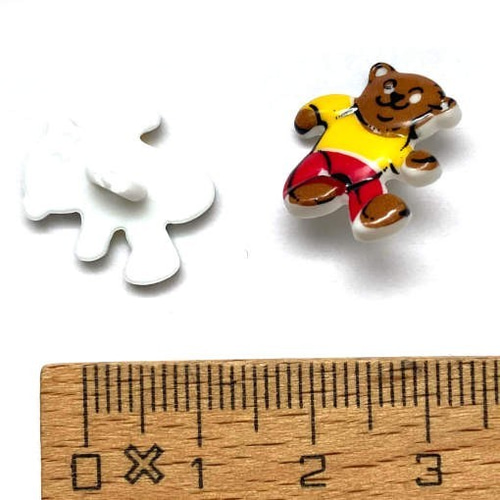 専用ページ　ミニチュア昭和のクマカップ(ブルー・イエロー) ボタン箱くまさん マフラー付き シロクマ 貯金箱 2022 黄白ボーダー Polar Bear