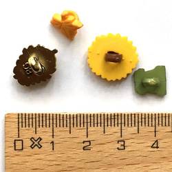 ボタンガローア ボタン18個セット-木の実と葉っぱ 2 2枚目の画像