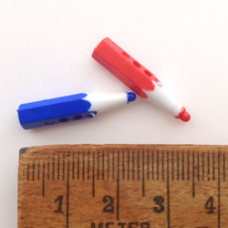 プラスチック キッズ ボタン ペンシル4個 B-0453 えんぴつ 鉛筆 文具 入学 入園 2枚目の画像