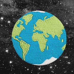 アップリケワッペン　アース 地球L　1312 2枚目の画像