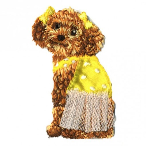 アップリケワッペン プードル チュールスカート1585 犬 ドッグ トイ