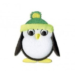 アップリケワッペン ペンギン 帽子　1642 2枚目の画像