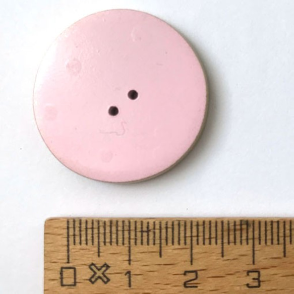 Sale レジン＆メタルボタン バタフライ ピンク ２穴　1956 3枚目の画像