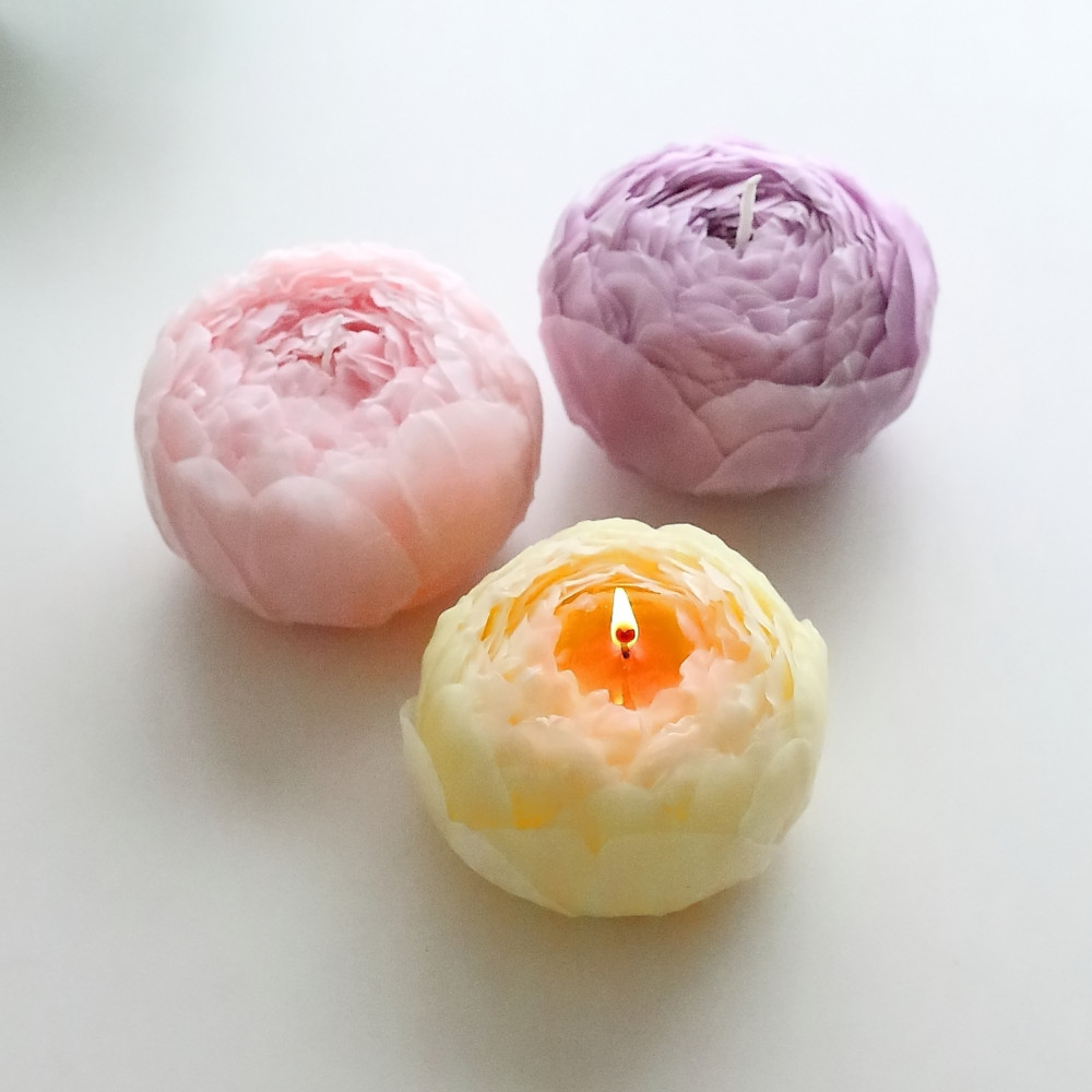 【カラーが選べる】人気の芍薬キャンドル