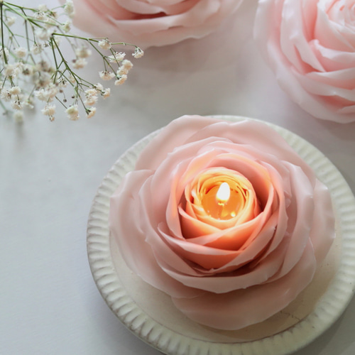薔薇のキャンドル キャンドル・キャンドルホルダー C'est la vie