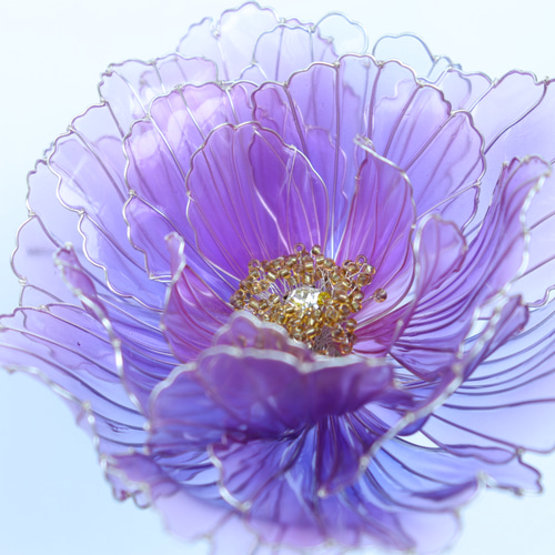 花笑みの牡丹のかんざし 髪飾り 結婚式 ウエディング 成人式 卒業式