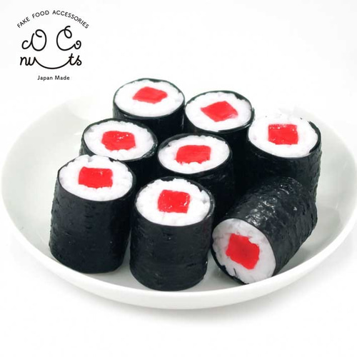 食べちゃいそうな 鉄火巻き 寿司 食品サンプル キーホルダー