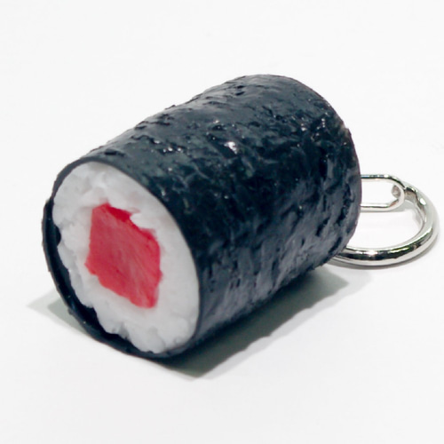食べちゃいそうな 鉄火巻き 寿司 食品サンプル キーホルダー