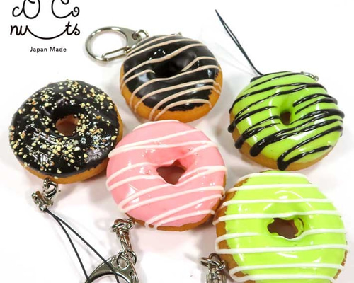 食べちゃいそうな ドーナツ 食品サンプル キーホルダー ストラップ