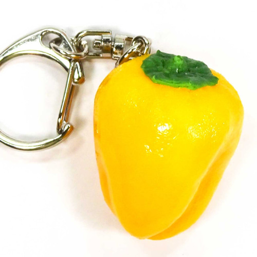 食べちゃいそうな ミニピーマン 食品サンプル キーホルダー ストラップ