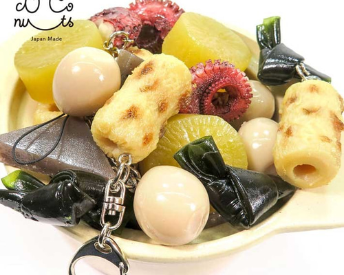 食べちゃいそうな おでん 食品サンプル キーホルダー ストラップ