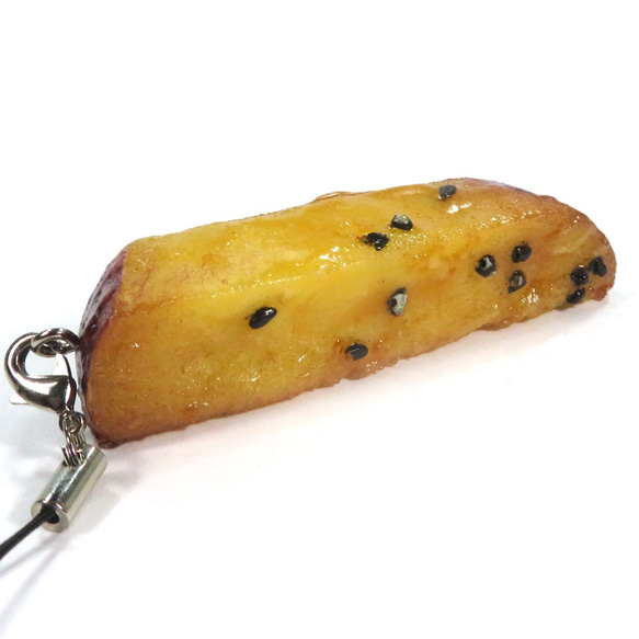 食べちゃいそうな 大学芋 食品サンプル キーホルダー ストラップ 8枚目の画像
