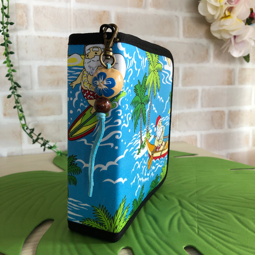 ハワイアン CDケース アロハサンタ ブルー その他インテリア雑貨