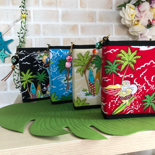 ハワイアン CDケース アロハサンタ ブルー その他インテリア雑貨