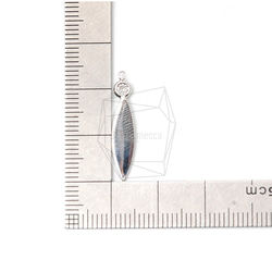 PDT-2320-R【2個入り】オーバルペンダント/Oval Pendant / 5mmx23mm 5枚目の画像