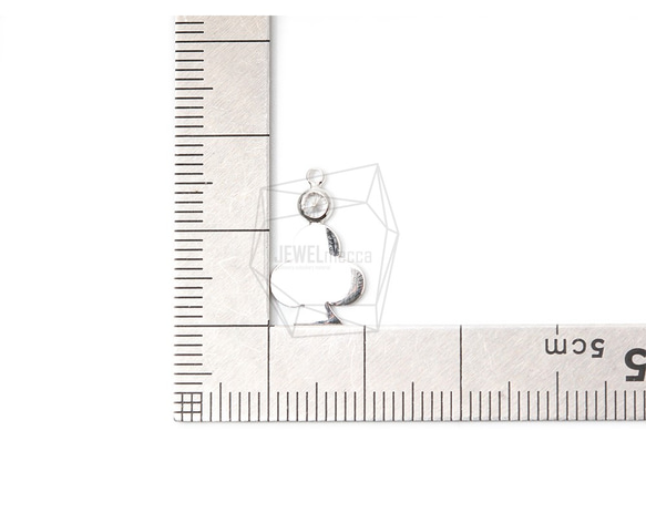 PDT-2322-R【2個入り】クローバーペンダント/Clover Pendant / 10mmx16mm 5枚目の画像