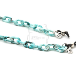 CHN-024-G【1個入り】アクリルチェーン,マスクチェーン,acrylic chain for glasses 4枚目の画像