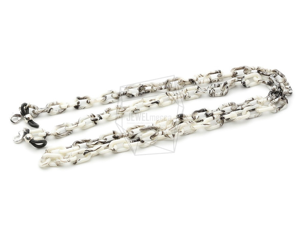 CHN-028-G【1個入り】アクリルチェーン,マスクチェーン,acrylic chain for glasses 1枚目の画像