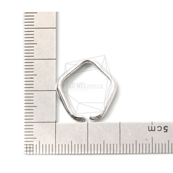 ERG-1376-R [2件]拉絲圓形耳釘耳環 第5張的照片