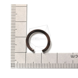 ERG-1378-R [2件]圓形磨砂圓形耳環 第5張的照片