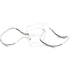 ERG-1393-R [2pieces] Wave Square Earrings, Wave Square Post Earr 第2張的照片