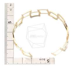 BRA-033-G【1個入り】バンドカフブレスレット,Band Cuff Bracelet 5枚目の画像