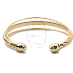 BRA-035-G【1個入り】バンドカフブレスレット,Band Cuff Bracelet 2枚目の画像